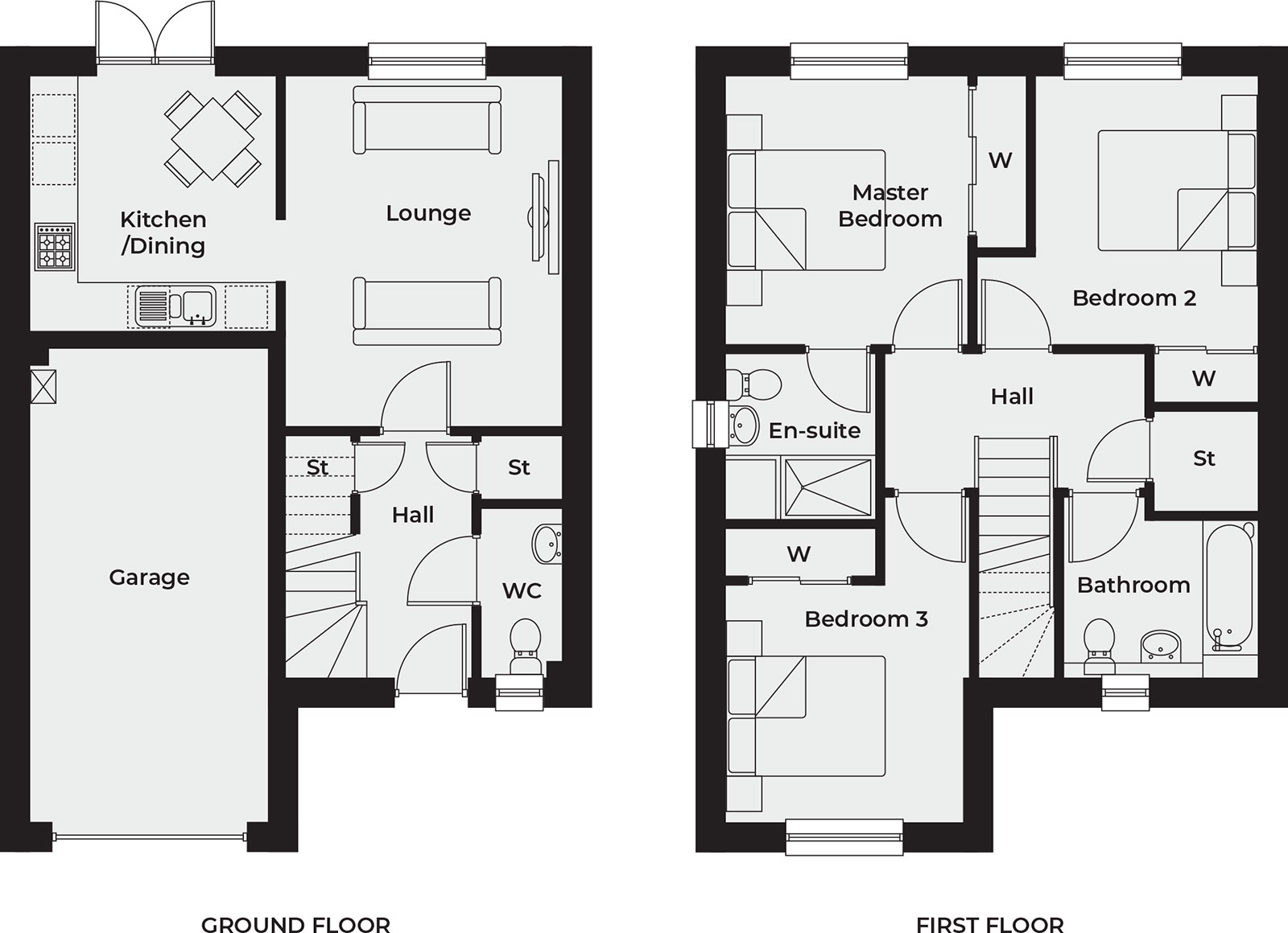 Nairn Semi Floorplan